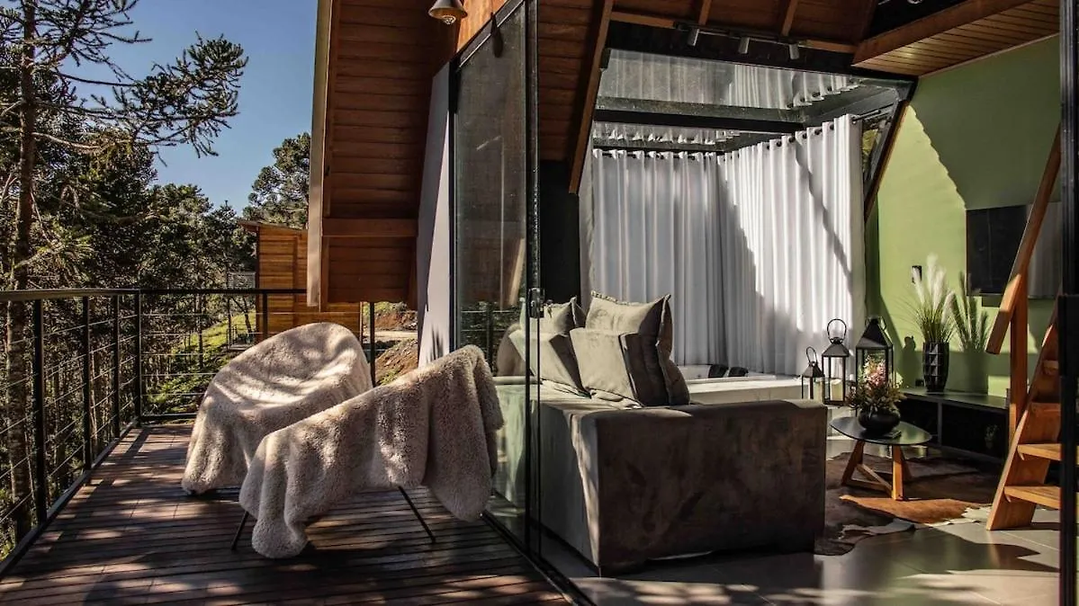 Chateau Das Araucarias - Chale Familiar Com Jacuzzi Urubici 0*,
