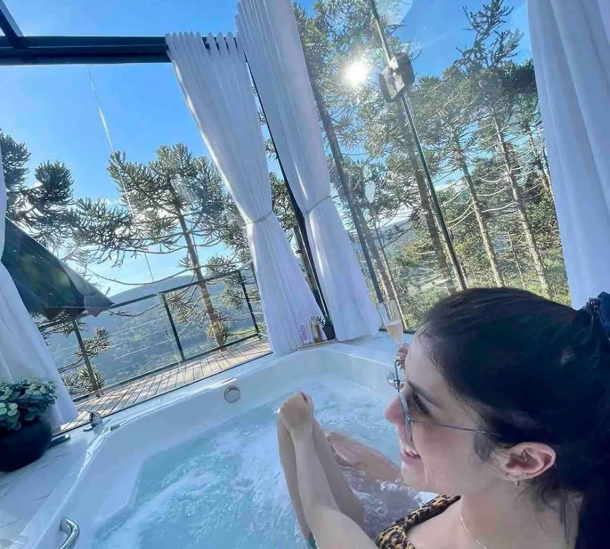 Chateau Das Araucarias - Chale Familiar Com Jacuzzi Урубиси